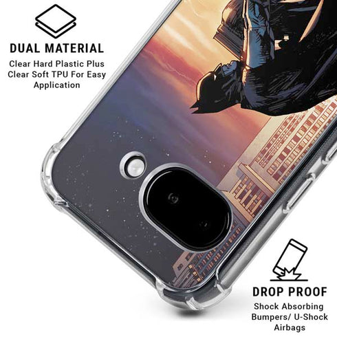 DC Comics Batman War on Crime Cover (Brazil) Google Pixel 9a Clear Case